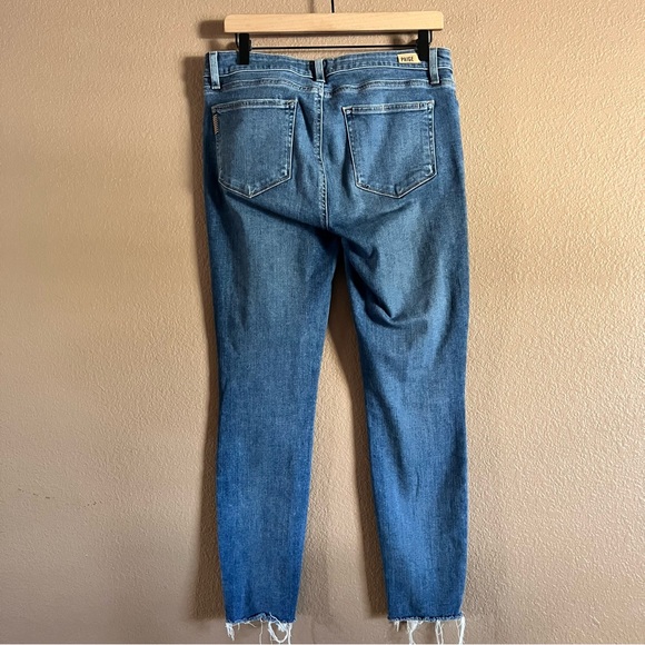 PAIGE Verdugo Ankle Distressed Jeans Size 31 - Picture 6 of 11